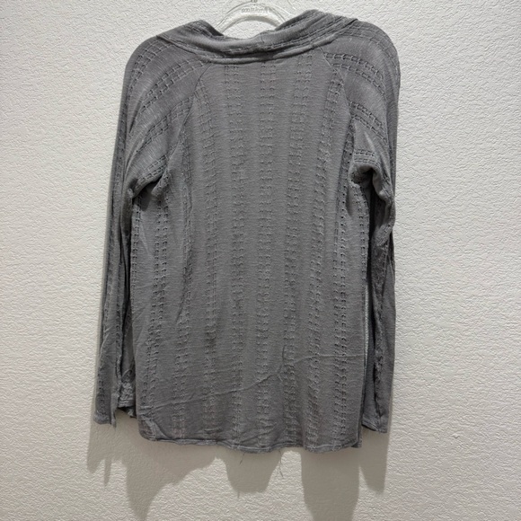 Candie’s Gray Lightweight Open Front Cardigan Sweater Women’s Medium - Picture 5 of 7